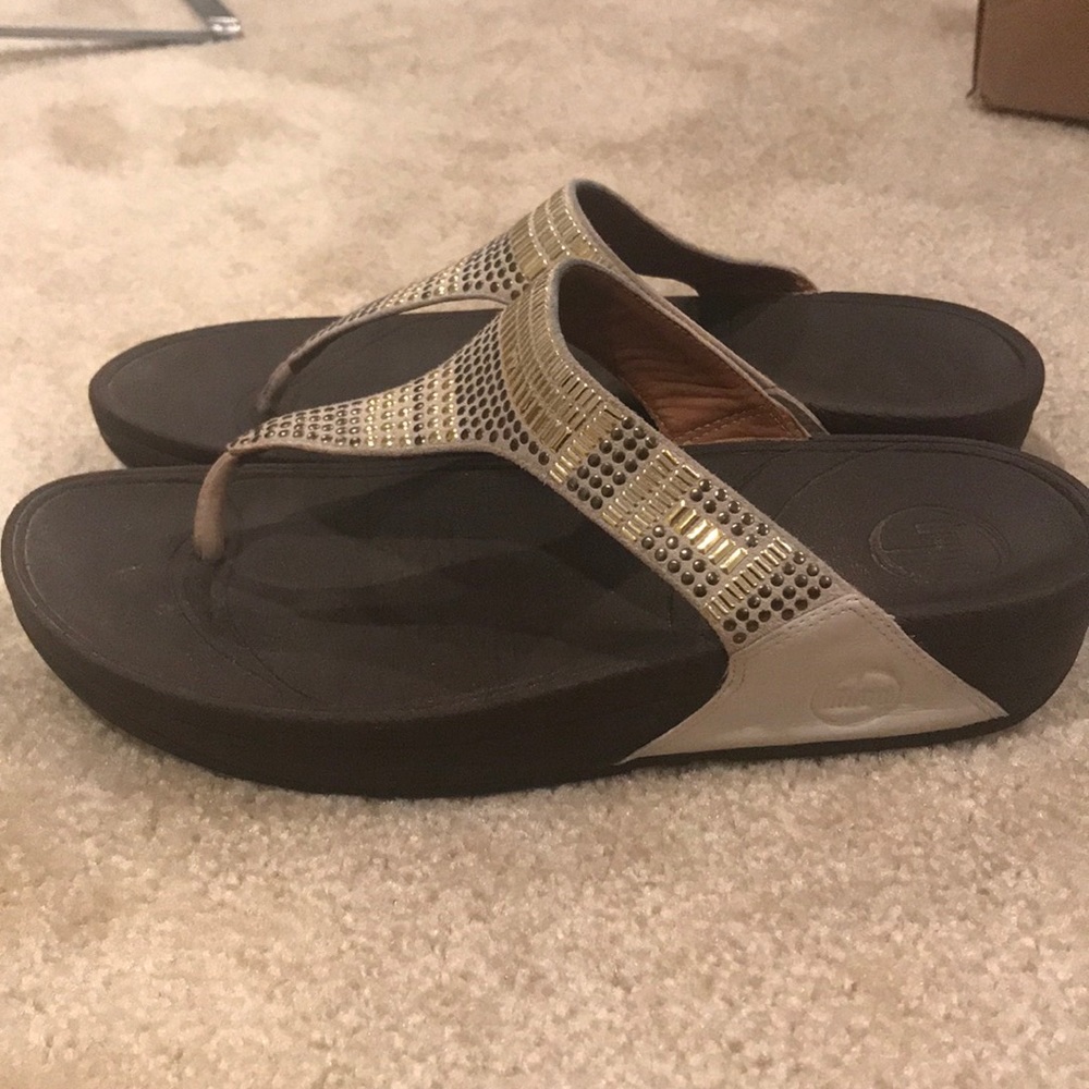 Fit Flop - Gold sandals